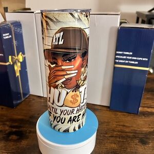 Stylish Graphic Tumbler with Urban Art made by me